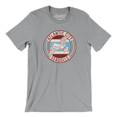 Atlantic City Seagulls Hockey Men/Unisex T-Shirt-Athletic Heather-Allegiant Goods Co. Vintage Sports Apparel