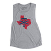 Texas Home State Women's Flowey Scoopneck Muscle Tank-Athletic Heather-Allegiant Goods Co. Vintage Sports Apparel