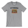 Pittsburgh Style Sandwich Men/Unisex T-Shirt-Athletic Heather-Allegiant Goods Co. Vintage Sports Apparel