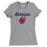 Memphis Americans Soccer Women's T-Shirt-Allegiant Goods Co. Vintage Sports Apparel