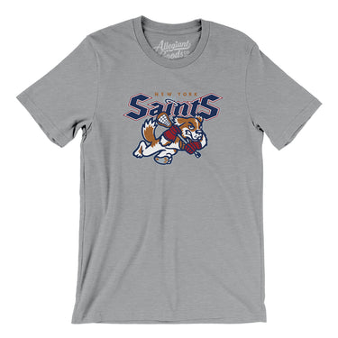 New York Saints Lacrosse Men/Unisex T-Shirt-Allegiant Goods Co. Vintage Sports Apparel
