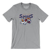 New York Saints Lacrosse Men/Unisex T-Shirt-Athletic Heather-Allegiant Goods Co. Vintage Sports Apparel