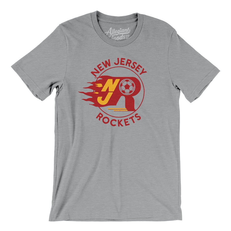 Mtr New Jersey Rockets Soccer Men/Unisex T-Shirt, Athletic Heather / S