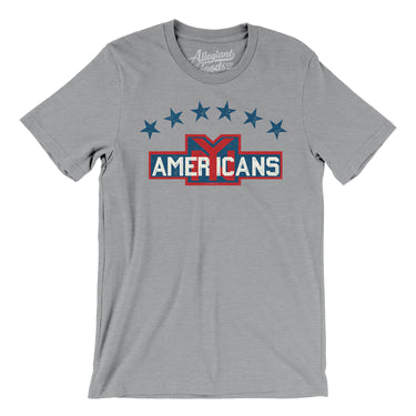 New York Americans Hockey Men/Unisex T-Shirt-Allegiant Goods Co. Vintage Sports Apparel