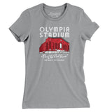 Detroit Olympia Stadium Women's T-Shirt-Allegiant Goods Co. Vintage Sports Apparel