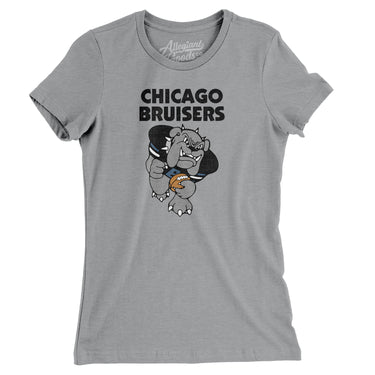 Chicago Bruisers Football Women's T-Shirt-Allegiant Goods Co. Vintage Sports Apparel