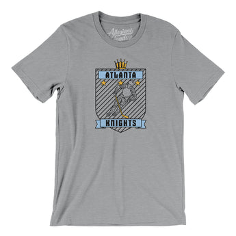 Atlanta Knights Hockey Men/Unisex T-Shirt-Athletic Heather-Allegiant Goods Co. Vintage Sports Apparel