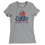 Connecticut Coyotes Arena Football Women's T-Shirt-Allegiant Goods Co. Vintage Sports Apparel