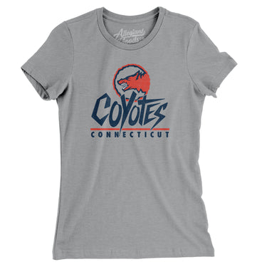 Connecticut Coyotes Arena Football Women's T-Shirt-Allegiant Goods Co. Vintage Sports Apparel