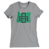Oregon Home State Women's T-Shirt-Athletic Heather-Allegiant Goods Co. Vintage Sports Apparel
