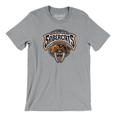Tacoma Sabercats Hockey Men/Unisex T-Shirt-Athletic Heather-Allegiant Goods Co. Vintage Sports Apparel