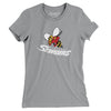 Syracuse Stingers Lacrosse Women's T-Shirt-Athletic Heather-Allegiant Goods Co. Vintage Sports Apparel