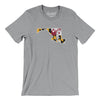 Maryland State Flag Men/Unisex T-Shirt-Athletic Heather-Allegiant Goods Co. Vintage Sports Apparel