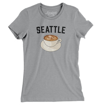 Seattle Coffee Women's T-Shirt-Allegiant Goods Co. Vintage Sports Apparel