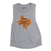 Texas Home State Women's Flowey Scoopneck Muscle Tank-Athletic Heather-Allegiant Goods Co. Vintage Sports Apparel