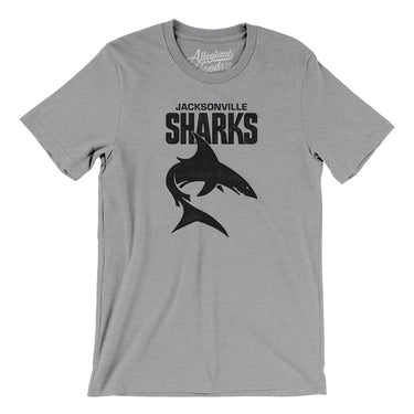 Jacksonville Sharks Football Men/Unisex T-Shirt-Allegiant Goods Co. Vintage Sports Apparel