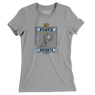 Atlanta Knights Hockey Women's T-Shirt-Allegiant Goods Co. Vintage Sports Apparel