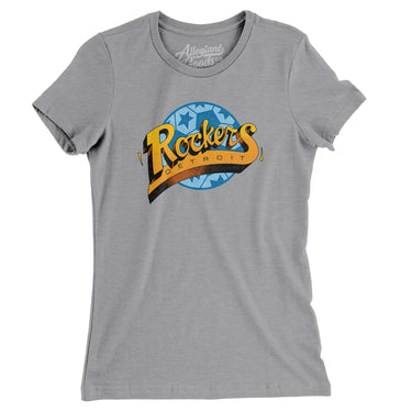 Detroit Rockers Defunct Soccer Women's T-Shirt-Allegiant Goods Co. Vintage Sports Apparel