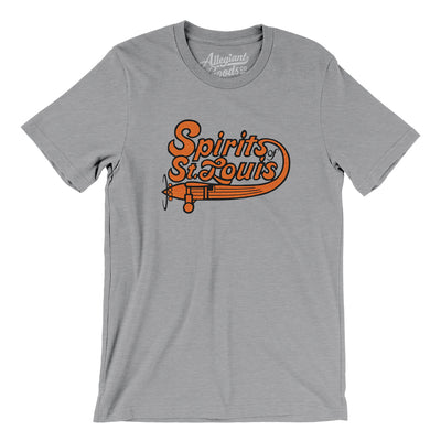 St. Louis Spirits Basketball Men/Unisex T-Shirt-Athletic Heather-Allegiant Goods Co. Vintage Sports Apparel