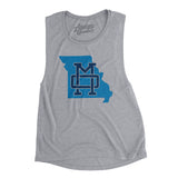 Missouri Home State Women's Flowey Scoopneck Muscle Tank-Allegiant Goods Co. Vintage Sports Apparel