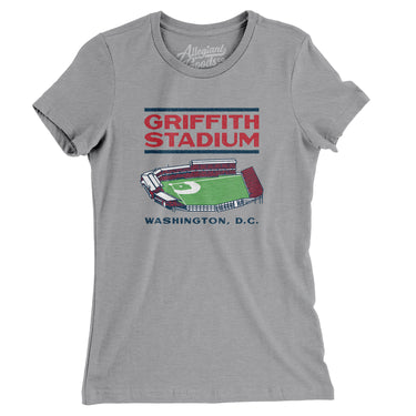 Griffith Stadium Women's T-Shirt-Allegiant Goods Co. Vintage Sports Apparel