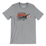 San Diego Jaws Soccer Men/Unisex T-Shirt-Allegiant Goods Co. Vintage Sports Apparel