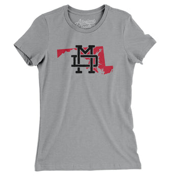 Maryland Home State Women's T-Shirt-Allegiant Goods Co. Vintage Sports Apparel
