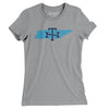 Tennessee Home State Women's T-Shirt-Athletic Heather-Allegiant Goods Co. Vintage Sports Apparel