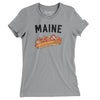 Maine Lobster Roll Women's T-Shirt-Athletic Heather-Allegiant Goods Co. Vintage Sports Apparel