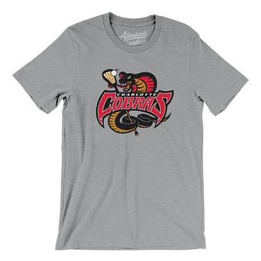 Charlotte Cobras Lacrosse Men/Unisex T-Shirt-Allegiant Goods Co. Vintage Sports Apparel