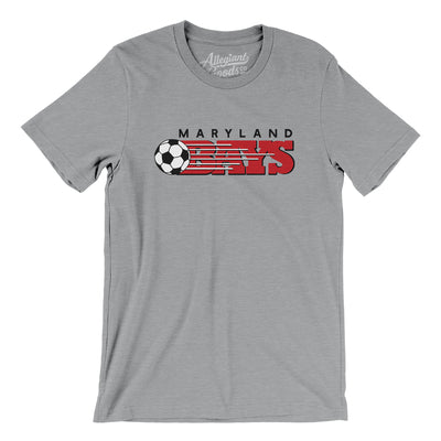 Maryland Bays Soccer Men/Unisex T-Shirt-Athletic Heather-Allegiant Goods Co. Vintage Sports Apparel