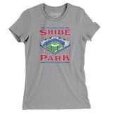 Shibe Park Philadelphia Women's T-Shirt-Allegiant Goods Co. Vintage Sports Apparel