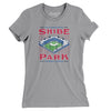 Shibe Park Philadelphia Women's T-Shirt-Athletic Heather-Allegiant Goods Co. Vintage Sports Apparel