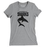 Jacksonville Sharks Football Women's T-Shirt-Allegiant Goods Co. Vintage Sports Apparel