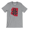 Arizona Home State Men/Unisex T-Shirt-Athletic Heather-Allegiant Goods Co. Vintage Sports Apparel