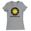 Denver Gold Football Women's T-Shirt-Athletic Heather-Allegiant Goods Co. Vintage Sports Apparel