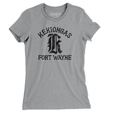 Fort Wayne Kekiongas Baseball Women's T-Shirt-Allegiant Goods Co. Vintage Sports Apparel