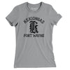 Fort Wayne Kekiongas Baseball Women's T-Shirt-Athletic Heather-Allegiant Goods Co. Vintage Sports Apparel