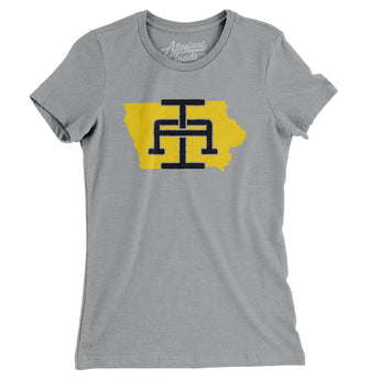 Iowa Home State Women's T-Shirt-Allegiant Goods Co. Vintage Sports Apparel