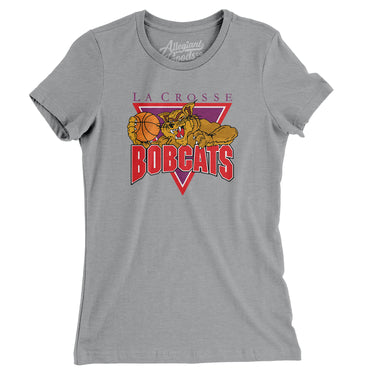 La Crosse Bobcats Basketball Women's T-Shirt-Allegiant Goods Co. Vintage Sports Apparel