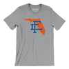 Florida Home State Men/Unisex T-Shirt-Athletic Heather-Allegiant Goods Co. Vintage Sports Apparel