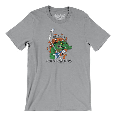Orlando Rollergators Roller Hockey Men/Unisex T-Shirt-Allegiant Goods Co. Vintage Sports Apparel