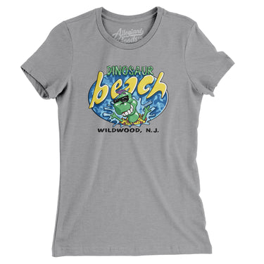 Dinosaur Beach Pier Amusement Park Women's T-Shirt-Allegiant Goods Co. Vintage Sports Apparel