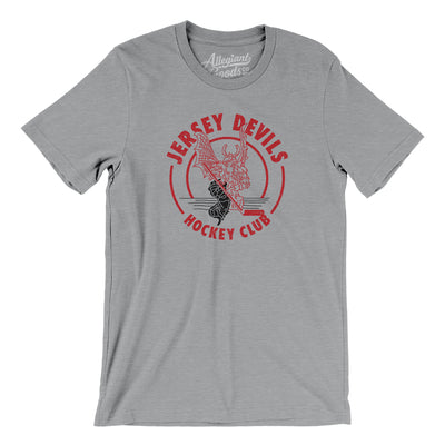 Jersey Devils Hockey Men/Unisex T-Shirt-Athletic Heather-Allegiant Goods Co. Vintage Sports Apparel