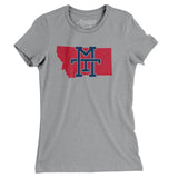 Montana Home State Women's T-Shirt-Allegiant Goods Co. Vintage Sports Apparel