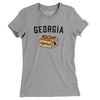Georgia Peach Crate Women's T-Shirt-Athletic Heather-Allegiant Goods Co. Vintage Sports Apparel