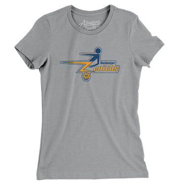 Rochester Zeniths Basketball Women's T-Shirt-Allegiant Goods Co. Vintage Sports Apparel