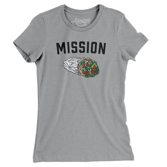 Mission Burrito Women's T-Shirt-Allegiant Goods Co. Vintage Sports Apparel