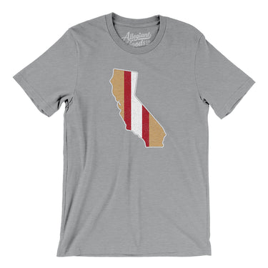 California Helmet Stripes Men/Unisex T-Shirt-Allegiant Goods Co. Vintage Sports Apparel