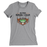 Baltimore Memorial Stadium Women's T-Shirt-Allegiant Goods Co. Vintage Sports Apparel